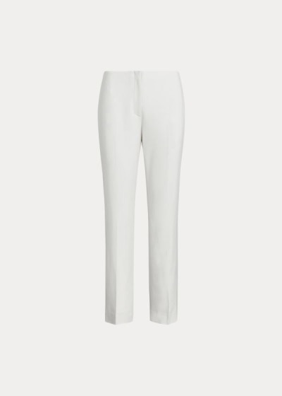 Pantalones Ralph Lauren Mujer Creme - Simone Wool-Blend - NVXCU6734